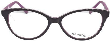 Marasil Kindlich Kunststoff Brillenrahmen Schmetterling Lila 543 C4