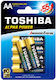 Toshiba Alpha Power Alkaline Batterien AA 1.5V 6Stück