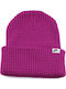 Peak Beanie Unisex Beanie Knitted in Pink color