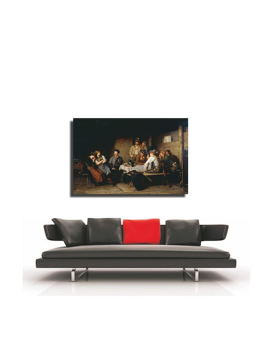 Πίνακας Αντίγραφο Tyrolean Salon Franz Defregger 90cm X 67cm