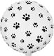 45 cm Pfotenabdruck-Ballon