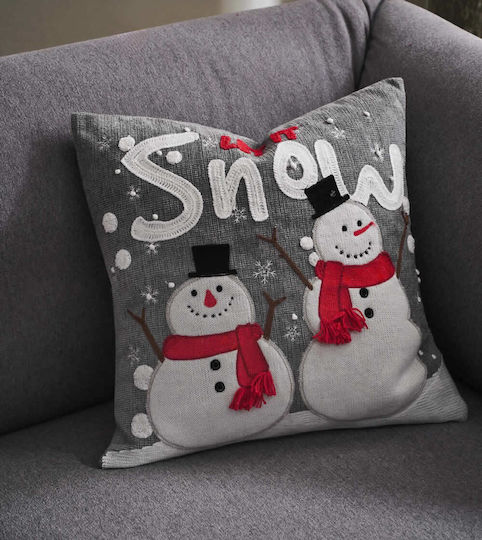 Gofis Home Christmas Decorative Square Pillowcase 43x43cm