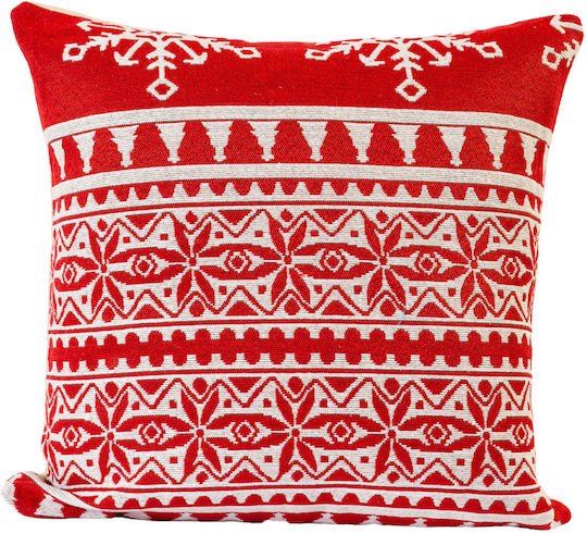 Ilis Home Weihnachtsdekorativer Kissenbezug Quadratisch 40x40cm