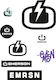 Emerson Sticker Set лепенка за Лаптоп Многоцветен
