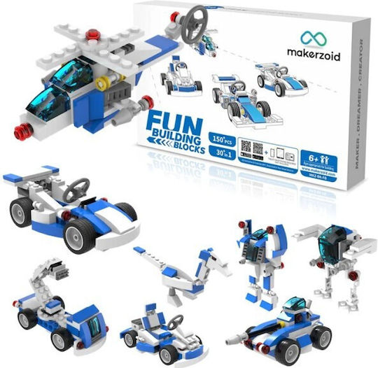 Makerzoid Τουβλάκια Steam Building Blocks 30 in 1 για 6+ Ετών 150τμχ