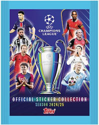 Topps 2024-25 Uefa Champions League Αυτοκόλλητα Booster Φακελάκι Topps 2024-25 Uefa Champions League Αυτοκόλλητα Booster Φακελάκι