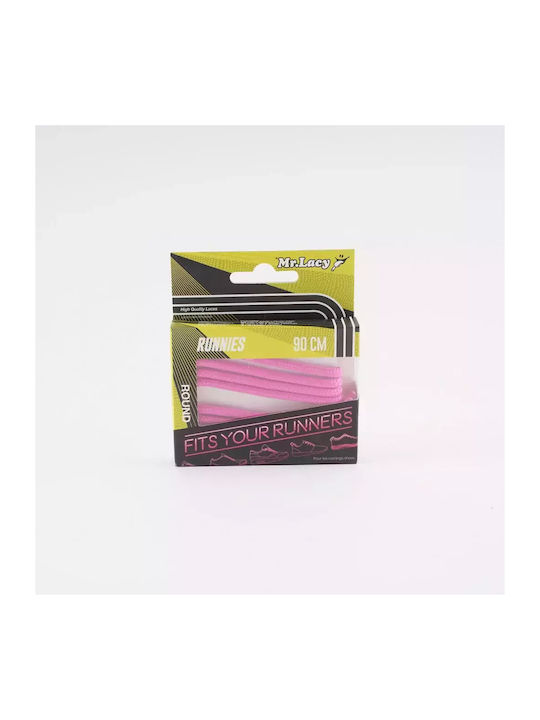 Mr.Lacy Runnies Lf Shoelaces Pink 2pcs 90cm