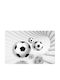 Moderne 3D Dekorative Tapete Jugend Fußball 260x390
