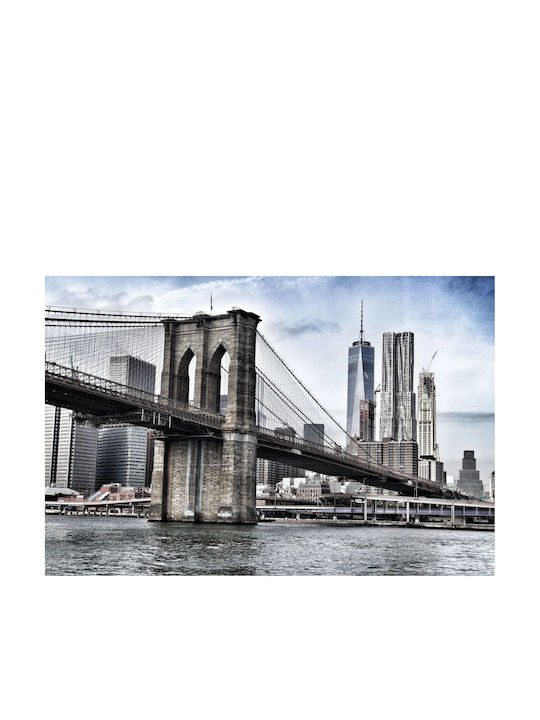 Zeitgenössisches Wandbild Wohnzimmer Schlafzimmer New York 148x220