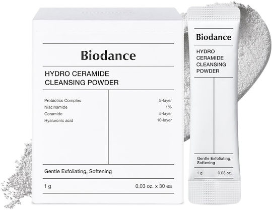 Biodance Hydro Ceramide Cleansing Powder Schaumstoff Reinigung Gesicht 30x1gr