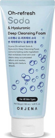 Orjena Oh-refresh Soda & Hyaluronic Facial Cleansers for Oil Control
