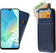 Idol 1991 Anti-rfid Wallet Piele Albastru (Gala...