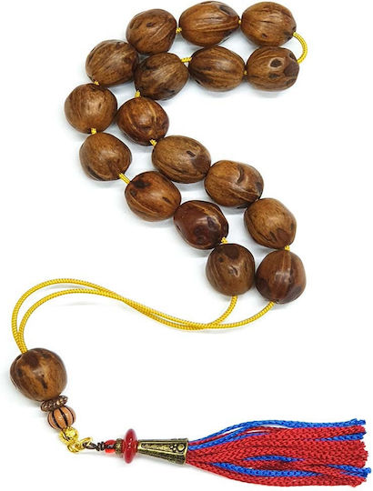 Roloi Komboloi Nutmeg Worry Beads Brown 32cm