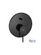 Roca Built-in Faucet Mixer for Shower 2 Exits Black