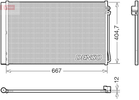 Denso Air Conditioning Condenser Dryer Mercedes Eqv W447 Marco Polo Camper W447 Sprinter 3.5-t B907 B910 3-t 4-t