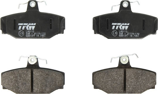 Set Plăcuțe De Frână Spate Trw Automotive Volvo 940 Ii S90 I V70 I V90 I Xc70 I 2.3 2.4 2.9 01.95-09.02 53.5x90x14 Mm