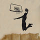 Basketball Wandsticker 03 40cm x 45cm
