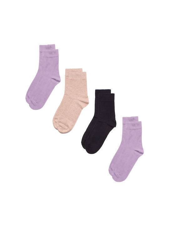 Closet22 Women's Socks Colorful 4Pack