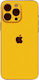 Protective Back Skin Sticker for iPhone 16 Pro Max Gams Premium Vinyl Skin Back Plate Yellow Satin Gams-vnl-skin-ys-001-083