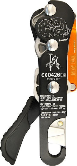 Kong Indy Evo 801020400KK Καταβατήρας Αναρρίχησης Μαύρος
