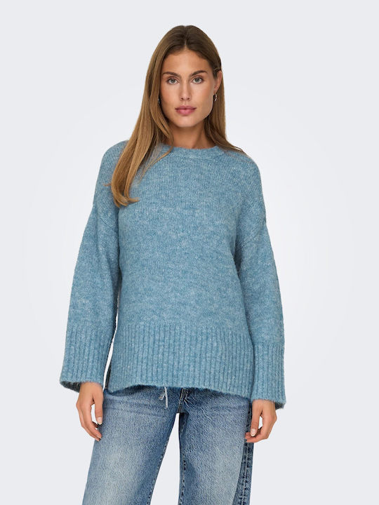 Only Women's Long Sleeve Sweater Blue