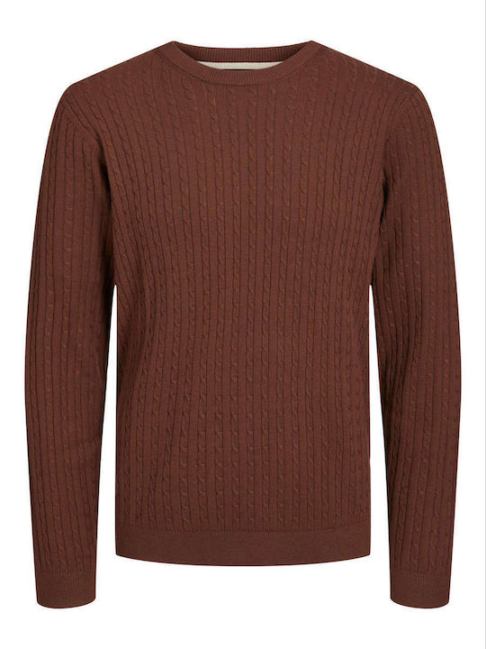 Jack & Jones Long Sleeve Sweater Maroon