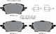 Rear Disc Brake Pad Set Textar for Suzuki Swace Toyota C-HR Corolla Yaris 1.2-2.0h 10.16 Mazda 48.4mm 118.2mm 15.8mm