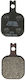 Ferodo Disc Brake Pad Set 6 Pistons Front Flat Track Height 33.6 Mm Length 49.7 Mm Thickness 7.0 Mm