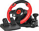 Spirit of Gamer Race Wheel Air Dark Volan cu Pedale pentru PC cu 180° Grade de Rotire