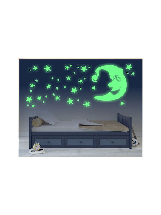 Decowalls Autocolant Decorativ pentru Copii Perete Fluorescent 60x120buc