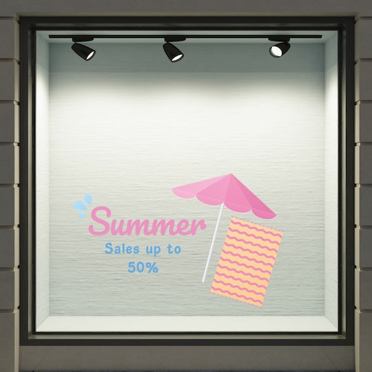Sticker Reducere de Vară 81 50cm X 32cm