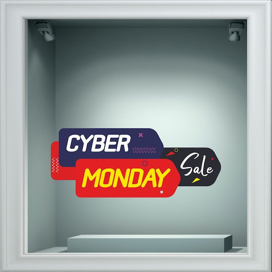 Sticker Reducere Cyber Monday 2 80cm X 32cm