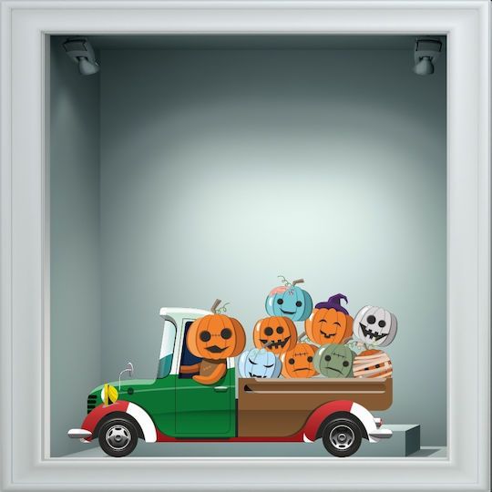 Αυτοκόλλητο Βιτρίνας Halloween 16 50cm X 27cm