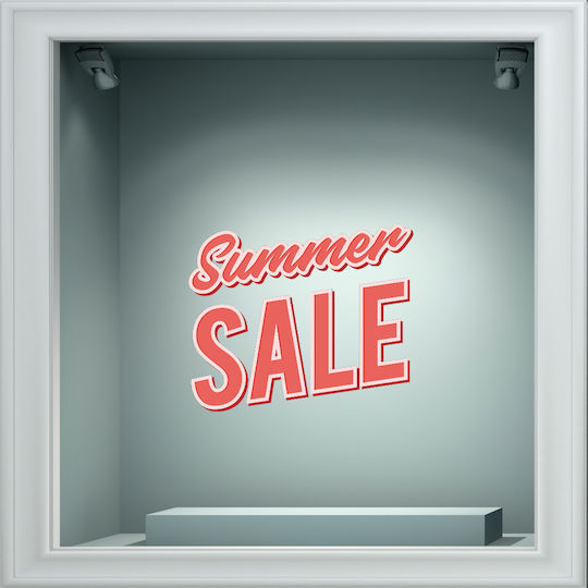 Αυτοκόλλητο Εκπτώσεων Summer Sale 56 50cm X 42cm