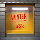 Winterverkaufsaufkleber Winter Sales 11 80cm x ...