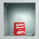 Sticker Reducere Cyber Monday 4 50cm X 32cm