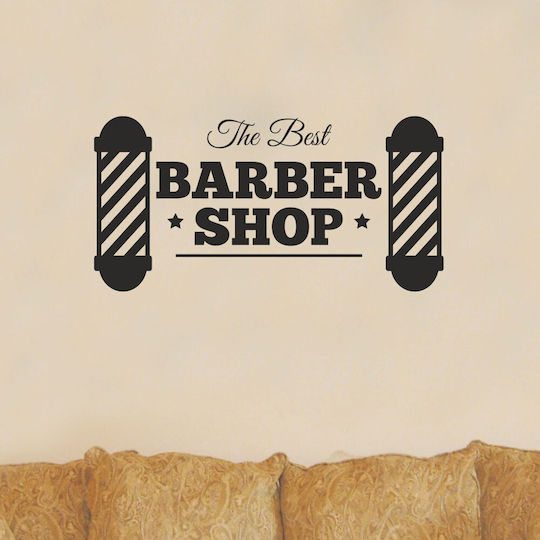 Wandaufkleber Bester Barbershop 120cm x 60cm
