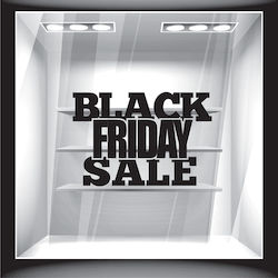 Black Friday Sale Discount Sticker 5 120cm X 80cm