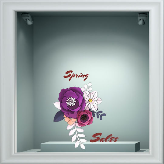 Frühlingsverkauf Fensteraufkleber 20 67cm x 80cm