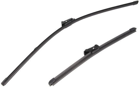Denso Wiper Blade Front Spoiler 600/350mm Jointless Abarth Fiat Ford Renault 2pcs
