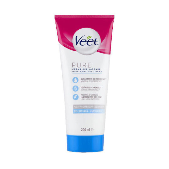 Veet Hair Removal Cream Suitable for Sensitive Skin 200ml