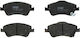 Front Disc Brake Pads Set Trw Automotive Toyota Auris Corolla 1.33-2.2d 10.06-07.14 Height 57.8mm Width 136.8mm Thickness 19mm Wear Sensor Yes