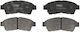 Set Plăcuțe De Frână Și Discuri De Frână Auto Partea Din Față Trw Toyota Picnic 2.0/2.2d 08.96-12.01 Înălțime 53mm Lățime 133.2mm Grosime 17.5mm Senzori De Uzură Da