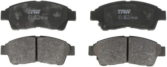 Set Plăcuțe De Frână Și Discuri De Frână Auto Partea Din Față Trw Toyota Picnic 2.0/2.2d 08.96-12.01 Înălțime 53mm Lățime 133.2mm Grosime 17.5mm Senzori De Uzură Da