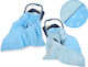 Bobono Bettdecke Kinderwagen Blau