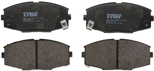 Set Plăcuțe De Frână Disc Față Trw Dacia Nova Renault 12 Toyota Crown Supra Înălțime 56mm Lățime 125.5mm Grosime 15.5mm