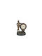 Crestview Tabletop Clock with Indicators Metal Bronze A475