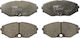 Set Plăcuțe De Frână Partea Din Față Trw Automotive 59.5mm X 139.3mm X 14.8mm Infiniti J30 Q45 Nissan Maxima 2.0-4.5 01.89-11.03