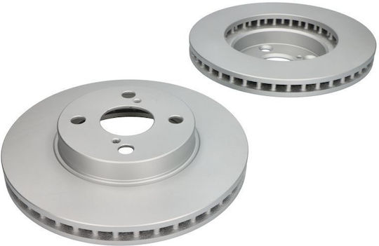 Ventilated Front Brake Disc Set 255mm 4 Holes Toyota Corolla 1.4 1.6 1.8 01.01-03.08 Ferodo