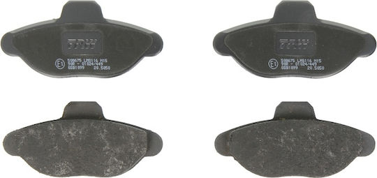 Set Plăcuțe De Frână Partea Din Față Fiat Cinquecento Panda Punto Seicento 0.7-1.2 Înălțime 54.8mm Lățime 114.9mm Grosime 16.2mm Trw Automotive